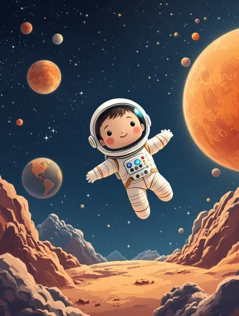 小小宇航员 高清海报